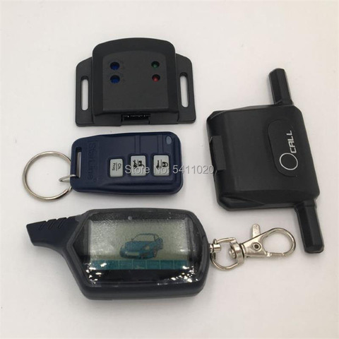 B9 Ony Way Rmote Key + B9 Two Way Remote + B9 Antenna Accessories For Russian Engine Start Starline B9 Two way car alarm system ► Photo 1/1