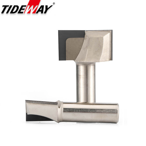 Tideway 1/2 Shank Diamond Cleaning Bottom End Mill Woodworking Cutter Slotter Machine CNC Engraving Tool PCD Router Bit ► Photo 1/6