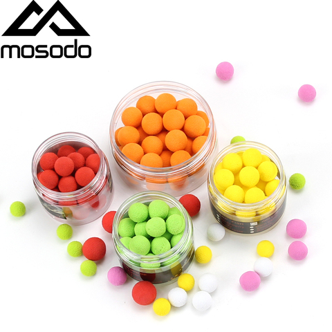 Mosodo Carp Fishing Boilies Float Beads Eva Pop Up 10mm 12mm 14mm Tasteless Bait 32pcs 30pcs 26pcs Popup Lure Fishing ► Photo 1/6