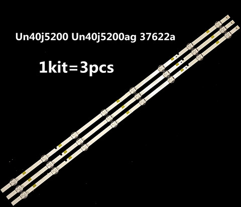 3pcs led strip backlight for Samsung UE40J5200AW UE40J5200 V5DN-395SM0-R2 R3 BN96-37622A LM41-00144A 00121X 2015 SVS39.5 FCOM ► Photo 1/2