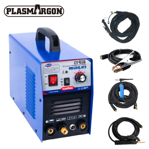 CT418 TIG/ MMA/CUT TIG Welder, Inverter 3 in 1 Welding Machine,120A TIG/ MMA 30A CUT ,Portable Multifunction Welding Equipment ► Photo 1/6