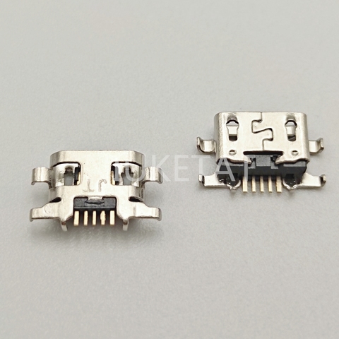 50pcs Micro USB Jack Charging Socket Port Plug Dock Connector 5pin Heavy plate For lenovo A6020i36 K5 K800 repair accessories ► Photo 1/2