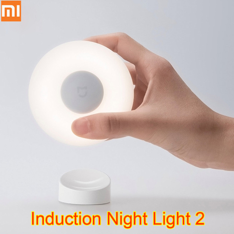 Original Xiaomi Mijia Led Induction Night Light 2 Lamp Adjustable Brightness Infrared Smart Human body sensor with Magnetic base ► Photo 1/1
