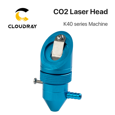 Cloudray CO2 Laer Head for K40 Series Laser Engraving Cutiing Machine Lens Dia 15/18mm Focal Length 50.8mm Mirror 20mm ► Photo 1/6