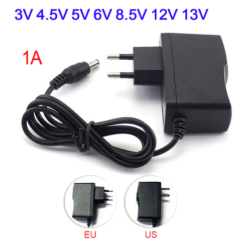 220v To 12V 5V Power Supply Adapter 3V 4.5V 5V 6V 8.5V 9V 13V 12 V Led Transformers 220V 12V Power Supply Charger Universal ► Photo 1/6