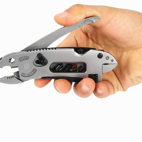 Multi-Functional Adjustable Wrench Jaw Screwdriver Pliers Knife Tools Set Survival Gear for Outdoor Camping EDC ► Photo 1/4