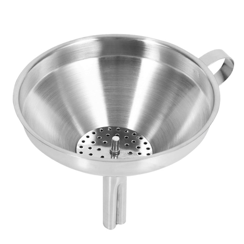 Stainless Steel Kitchen Funnel with Detachable Filter for Transporting Liquids& Fluid, Adding Ingredients Jams and Marmalades to ► Photo 1/6