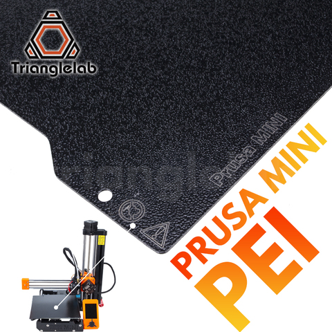 trianglelab 192X186(186X186MM)Prusa MINI Double sided Textured PEI Spring Steel Sheet Powder Coated PEI Build Plate 3D printer ► Photo 1/3