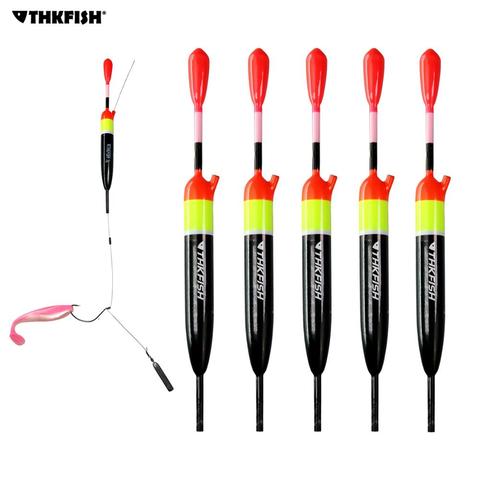 5 pieces 5g 10g 15g Fishing Slip Float Bobber Saltwater Freshwater Balsa Wood Slip Bobber Rigs For Bass Fishing Tackle ► Photo 1/6