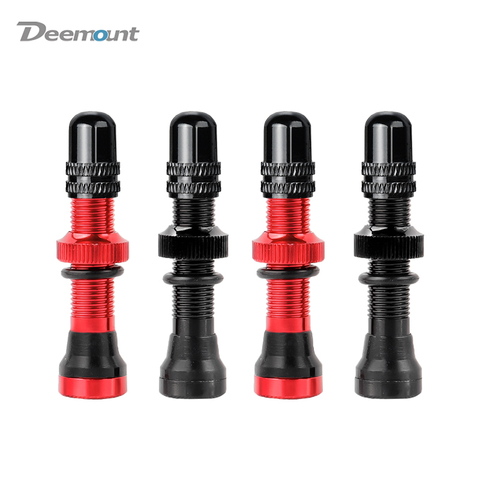 Bicycle 1Pair 40mm Schrader A/V Valve for Road Tubeless Rim Alloy Stem Brass Core Nipple Cycling DIY Accessories ► Photo 1/6