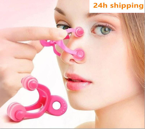 Hot Sale Japan Fashion Nose UP Shaping Shaper Lifting Bridge Straightening Beauty Clip Pink ► Photo 1/6