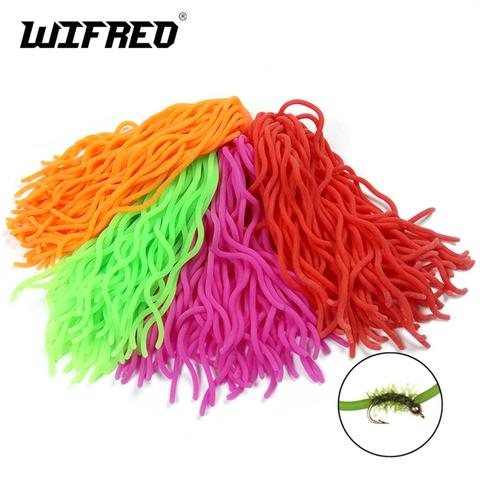 60 strands/PC Fshing Lures Soft Worm Body Squirmy Wormy Fly Tying Material San Juan Worm Earthworm Baits for Trout S ► Photo 1/6