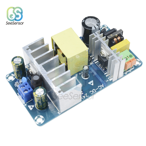 Power Supply Module AC 110v 220v to DC 24V 6A AC-DC Switching Power Supply Board Overvoltage Overcurrent Circuit Protection ► Photo 1/6