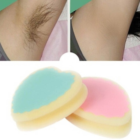 Popular Magic Painless Hair Removal Depilation Sponge Pad Remove Hair Remover Color Random ► Photo 1/5