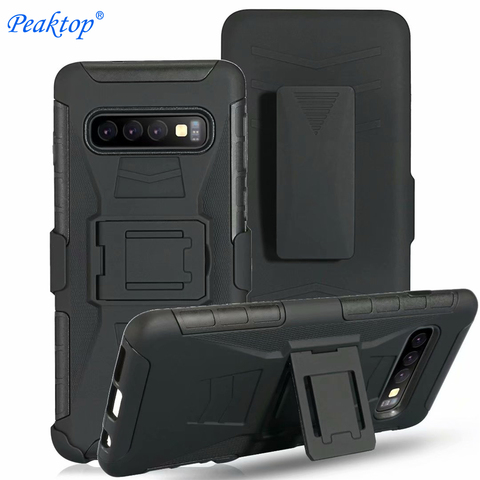 Heavy Duty Armor Case For Samsung Galaxy A6 A8 S8 S9 S10 Plus J3 J7 2022 S5 S6 S7 edge M20 Note 5 8 9 Shockproof Cover Belt Clip ► Photo 1/6
