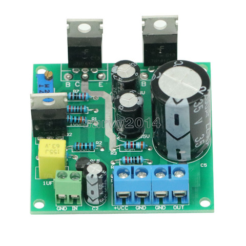 DC 12V-30V 24V Mini 1969 TIP41C 1 CH Amplifier Assemble Board Pure Class A Sealed multi-turn adjustable resistance Module ► Photo 1/4