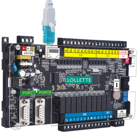 PLC LE-200 Ethernet CPU224XP DC/DC/DC  2AD1DA 14 port input  10 port Transistor output LES7 214-2AD23-0XB8 ► Photo 1/1