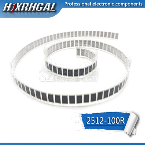 1PCS 2512 SMD Resistor 100 ohm 1W 5% 100R 101 hjxrhgal ► Photo 1/1