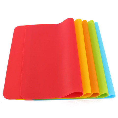 5 Colors Silicone Pastry Bakeware Baking Mat Oven Rolling Kitchen Mat Sheet Cake Baking Tray Pad Kitchen Tools ► Photo 1/6