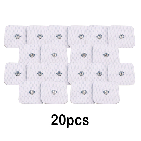 10/20PCS White Electrode Pads Digital for Tens Acupuncture Frequency Digital Therapy Machine Massager Slimming Massager Patch ► Photo 1/6