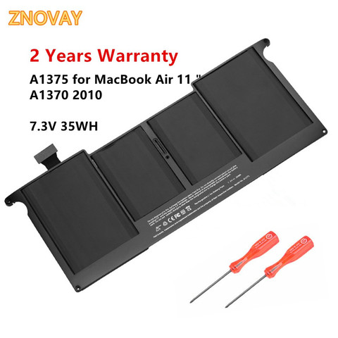 7.3V 35WH A1375 Laptop Battery for Apple MacBook Air 11