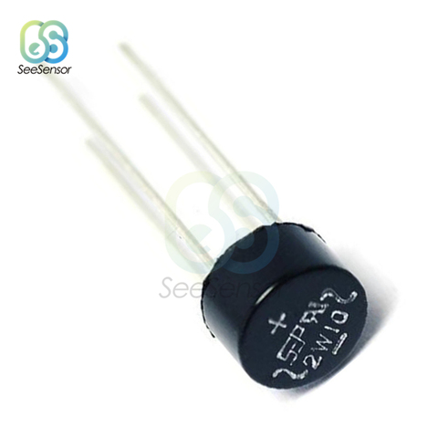 10Pcs/lot 2W10 2A 1000V Diode Bridge Rectifier Power Rectifier Diode Electronic Components ► Photo 1/5