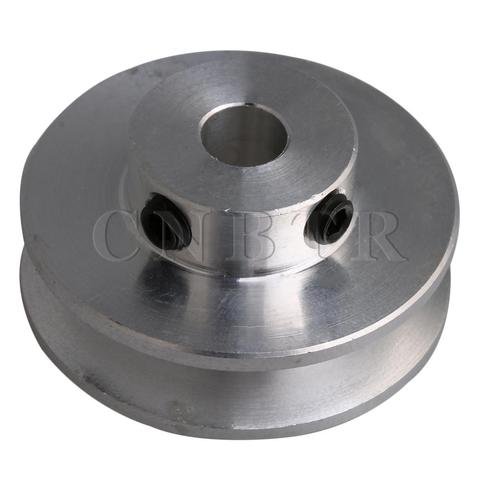 CNBTR 31x15x6MM Silver Alloy Single Groove 6MM Bore Step Pulley for PU Belt ► Photo 1/6