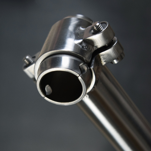 Tiorays Titanium Seatpost Bike Bicycle 350/400 27.2/31.6 Straight Layback Custom ► Photo 1/6