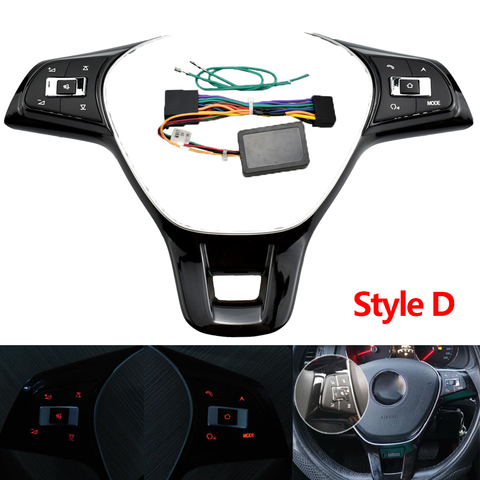 For J etta Golf P olo Passat Hubs Multifunction Steering Wheel Button Switch Volume Button Audio Switch Phone Button ► Photo 1/6