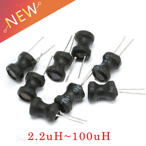 5Pcs Power Inductor DIP 9*12mm 9X12mm 2.2UH 4.7UH 10uH 22uH 100uH 330uH 470uH 1MH 2.2MH 4.7MH 10MH Inductance 2 Pins ► Photo 1/1
