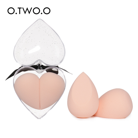 O.TWO.O 2pcs/set Soft Sponge Makeup Smooth Blending Face Liquid Foundation Concealer Cream Cosmetic Puff With Box 4 Colors ► Photo 1/6
