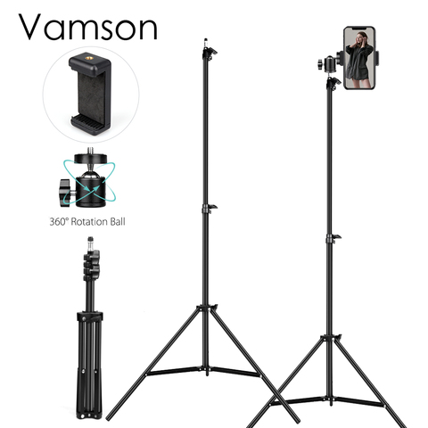 Vamson Tripod For Phone Tripod For Camera  For Phone Cellphone Mobile Smartphone Canon Projector Mount Stand Monopod VLS02C ► Photo 1/6