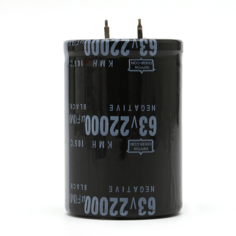 2022 New 22000UF 63V Aluminum Electrolytic Capacitor 105°C Dimension 35x50mm Cylindrical ► Photo 1/6