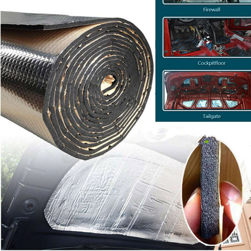 5mm Car Truck Soundproof Deadening Mat Firewall Insulation Audio Noise Insulator Heat Sound Thermal Proofing Pad 25*50cm ► Photo 1/6