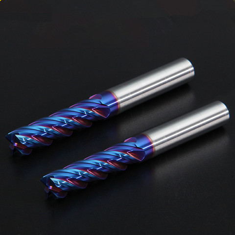 1PCS Endmill Cutting HRC60 65 4 Flute Metal Alloy Carbide Tungsten Steel Milling Cutter End Mill 6mm 8mm 10mm 12mm Milling Tools ► Photo 1/6