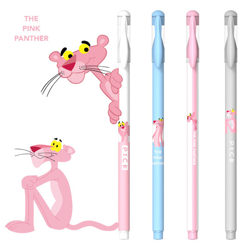 3 pcs/lot 0.5mm Pink Panther Erasable Ink Gel Pen School Office Supply Gift Stationery Papelaria Escolar ► Photo 1/5