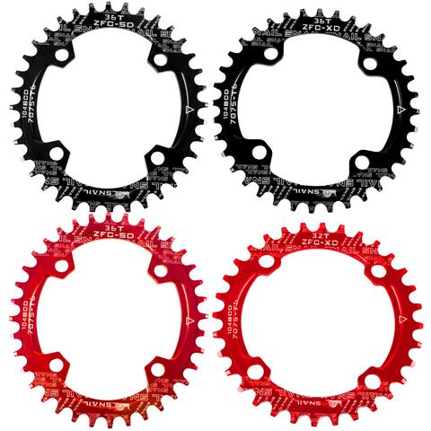 Round/Oval 104BCD 32T 34T 36T 38T Narrow Wide Single Chainring for Bicycle Bike ► Photo 1/6