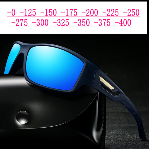 Square Nearsighted Sunglasses Men Polarized Sport Myopia Lens Anti-glare night vision Sunglasses Prescription 0 -0.5 -0.75  NX ► Photo 1/6