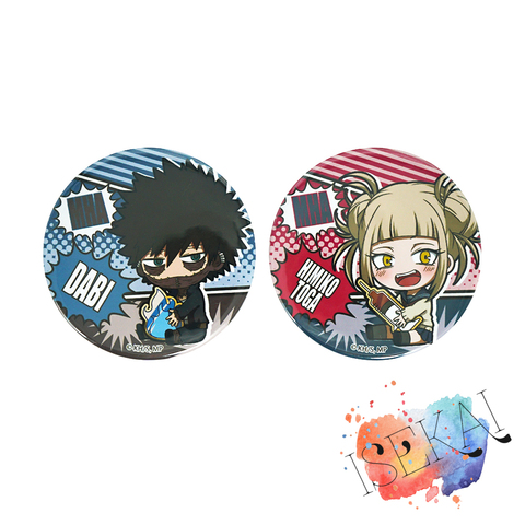 My Hero Academia Anime Boku No Hero Academia MHA Dabi Himiko Toga Anime Metal Badge Brooch Pins ► Photo 1/1