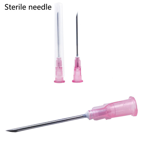 25pcs Sterile tip needle Piercing Transparent Syringe  Injection glue  Clear Tip Cap ForPharmaceutical injection needle ► Photo 1/6