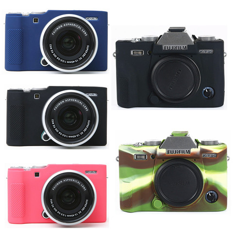 Silicone Case Camera Bag for Fujifilm X100V X-T200 X-T100 XT100 XT4 X-T4 X-T3 X-T30 XT30 X-A7 XA7 X-T20 X-T10 X-A5 X-A20 XT200 ► Photo 1/6