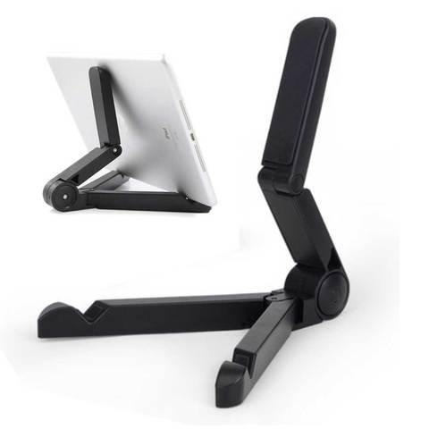 Foldable Phone Tablet Stand Holder Adjustable Desktop Mount Stand Tripod Table Desk Support for IPhone IPad Mini 2 3 4 5 Air Pro ► Photo 1/6