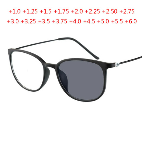 Cat Eye Photochromic Reading Glasses Men Metal Hyperopia Eyeglasses Women Presbyopic Eyewear +1.0 +1.5 +2.0 +2.5 +3.0 To +6.0 ► Photo 1/6