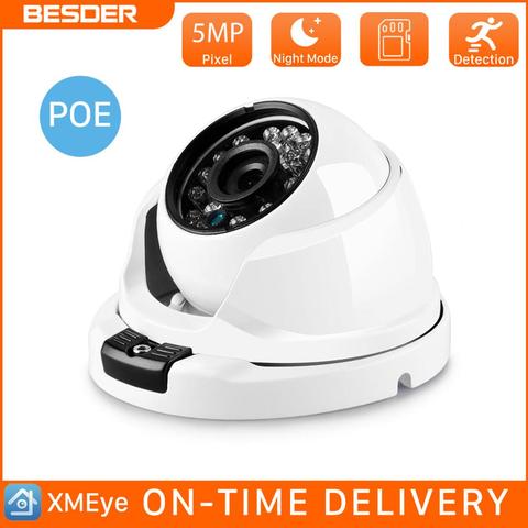 BESDER 2MP 3MP 5MP Motion Detection Security Camera VandalProof Anti-vandal Indoor Outdoor IP Camera Metal Case IP66 XMEye IPC ► Photo 1/6