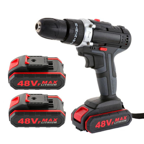 48V 3 in 1 Cordless Electric Drill Screwdriver Wireless Power Driver for Makita Battery Wrench Wireless Electric Drill Set ► Photo 1/6
