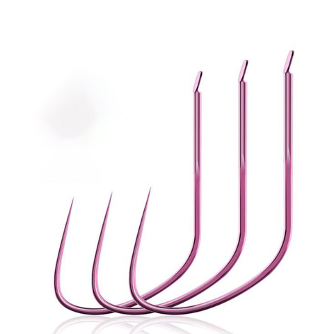 30Pcs DYGYGYFZ Fishinghook Imported Alloy Steel Steel Carp Fishing Hook Thin Strip Barbless Saltwater Fresh Water Fishing Hooks ► Photo 1/6