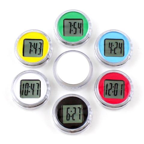 New Mini Precision Motorcycle Clock Waterproof Compact Motorcycle Mount Adhesive Watch Moto Digital Clock With Stopwatch ► Photo 1/6