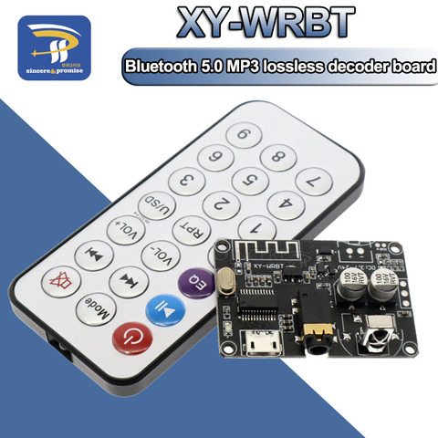 Compatible 4.0 4.1 4.2 5.0 Bluetooth Audio Receiver Board MP3 Lossless Decoder Board Wireless Stereo Music Module XY-WRBT ► Photo 1/6