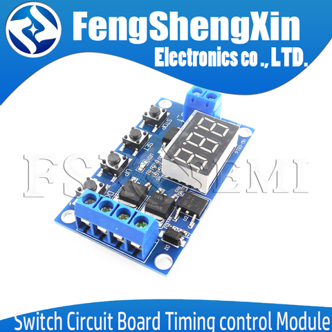 DC 12V 24V Dual MOS LED Digital Time Delay Relay Trigger Cycle Timer Delay Switch Circuit Board Timing Control Module DIY ► Photo 1/1