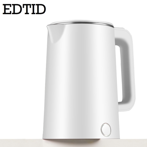 EDTID 220V Electric kettle 2L Stainless Steel Kettle Teapot Auto Power-off Tea Boiler Teapot Heating Hot Water Boil Kettles ► Photo 1/5